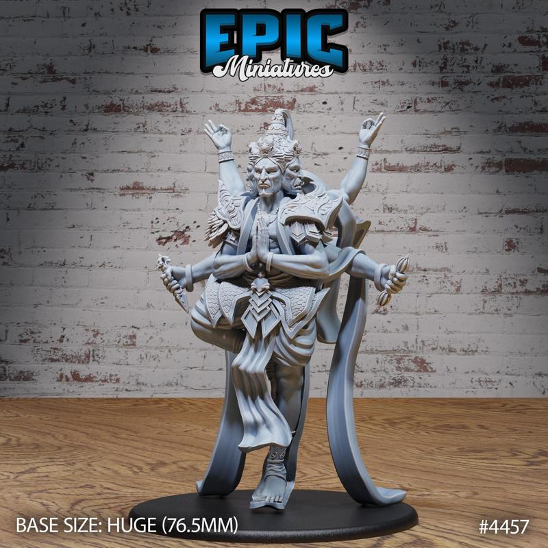 Creator God Avatar ‧ DnD Miniature ‧ Tabletop Miniatures ‧ Gaming Monster ‧ 3D Model ‧ RPG ‧ DnDminis ‧ STL FILE