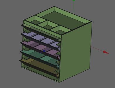 print in place mini organizer