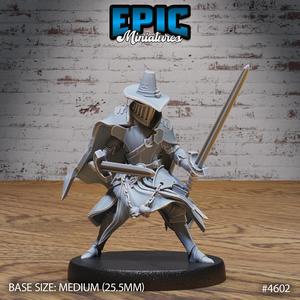Shadow Hunter Attacking ‧ DnD Miniature ‧ Tabletop Miniatures ‧ Gaming Monster ‧ 3D Model ‧ RPG ‧ DnDminis ‧ STL FILE