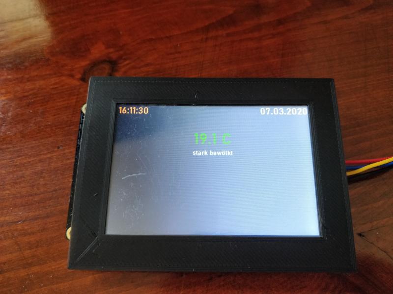 Thin Nextion 3.5" frame