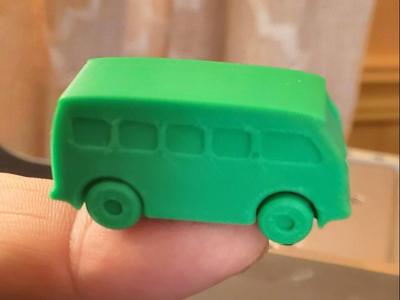 Tiny VW Bus - Easy & Fast Print!