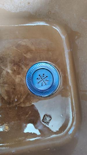 Drain with strainer