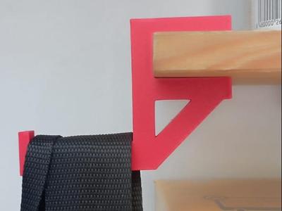Shelf bag hanger