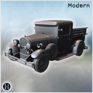 Ford Model A 1930 - Fire Truck - Modern WW2