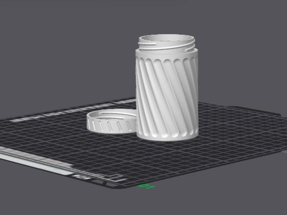 Triple-Start Container