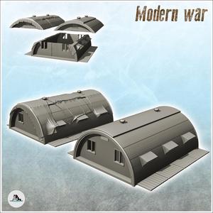 Large modern storage sheds with two roof versions (6) - Cold Era Modern Warfare Conflict World War 3 RPG Afghanistan Iraq
