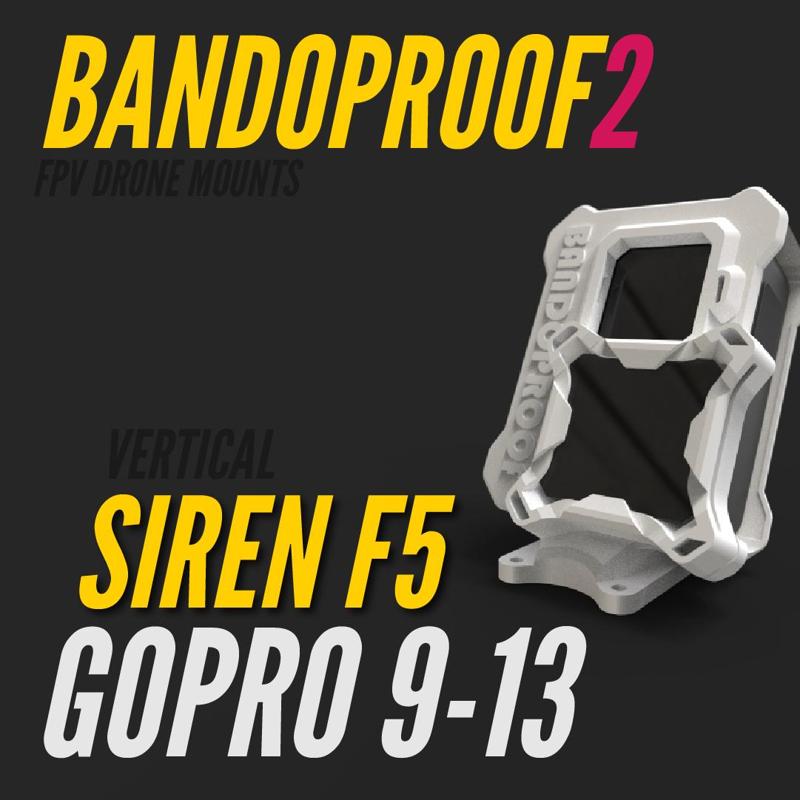 BANDOPROOF 2 // FIX MOUNT// VERTICAL SIREN F5 // GOPRO9-13