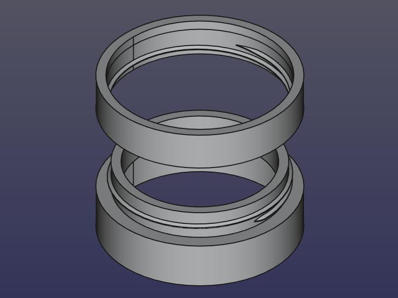 53 mm diameter very strong thread