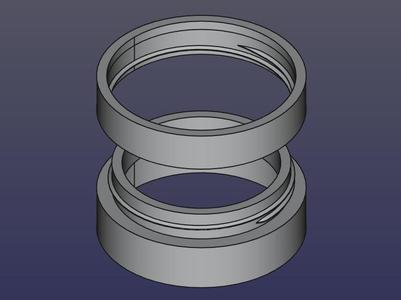 53 mm diameter very strong thread