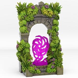 MAGIC CASTLE PORTAL WITH ITS ROSE EFFECT