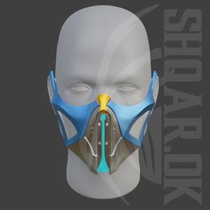 Frost mask from Mortal Kombat 11 - Cyberpunk
