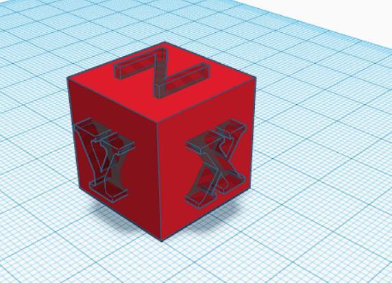 XYZ calibration cube minimum filament