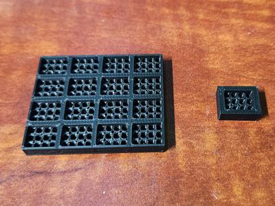 Smaller Silicone Wiper Mold (4 fingers)
