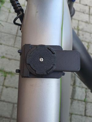 Quad Lock compatible bike mount for the top tube