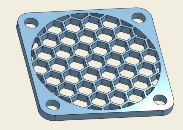 40 mm fan guard plate face screen mesh