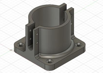 CNC 52mm spindle clamp to manual router