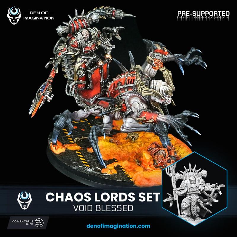 Chaos Unbroken - Lords set mounted and on foot Multipart Set