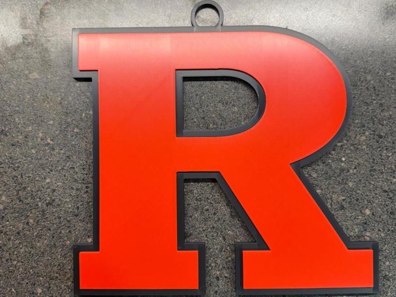 Rutgers University Oversized Necklace Logo