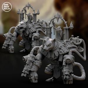 Champion on Giant Ogre (Priest) - Ratmen