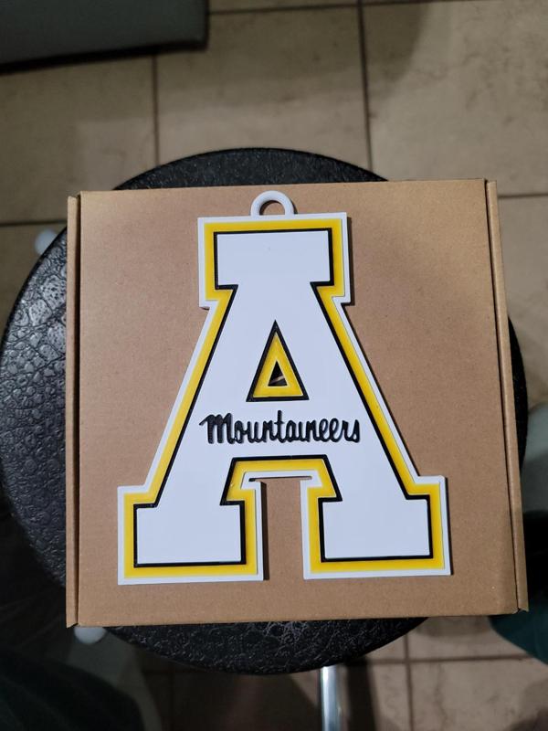APPALACHIAN STATE 3D Logo 180mm series 