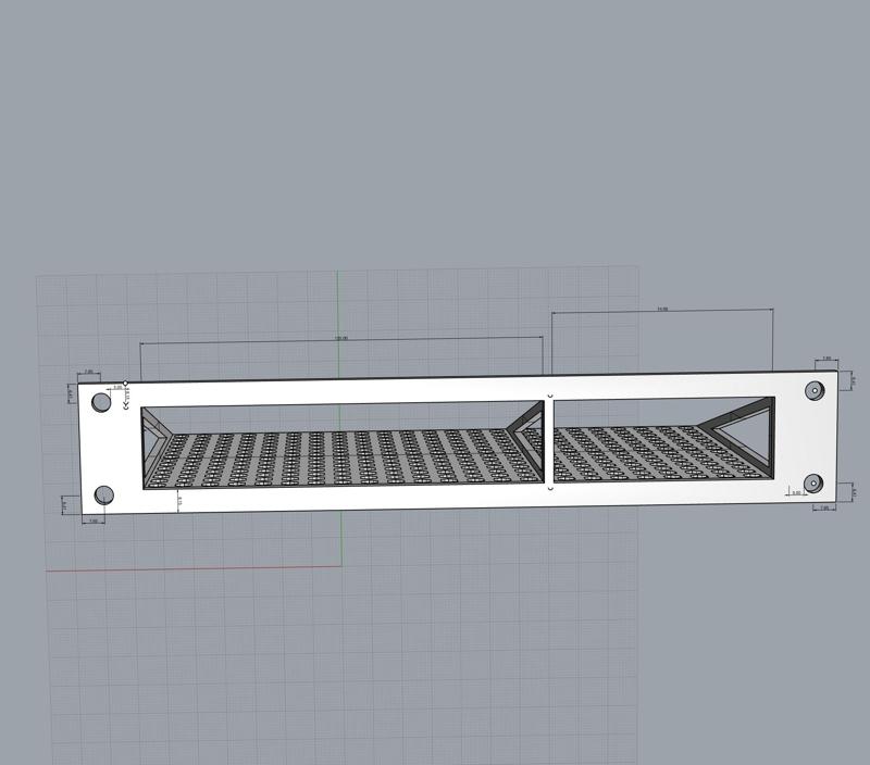 10" rack panel for UniFi USG 3P and TPlink MC200L