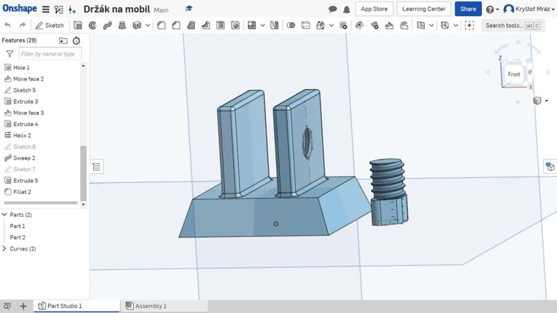 Mobile holder for tripod