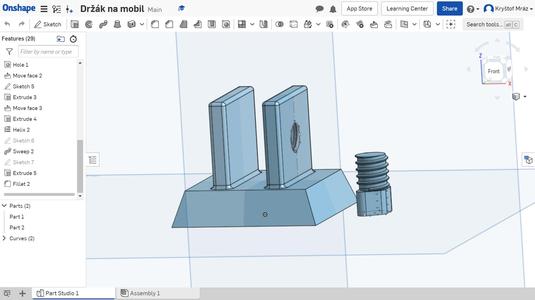 Mobile holder for tripod