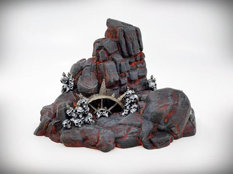 Craggy Hills Outcropping A - Grimdark Version