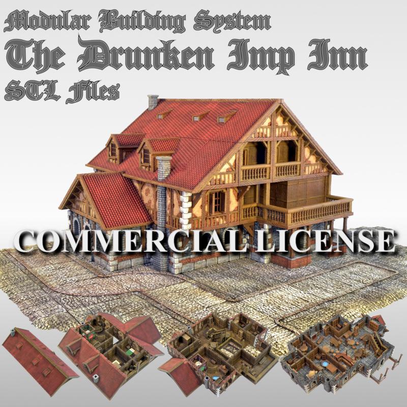 [Commercial License] The Drunken Imp Inn STL