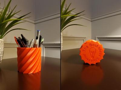 Spiral Pen Holder