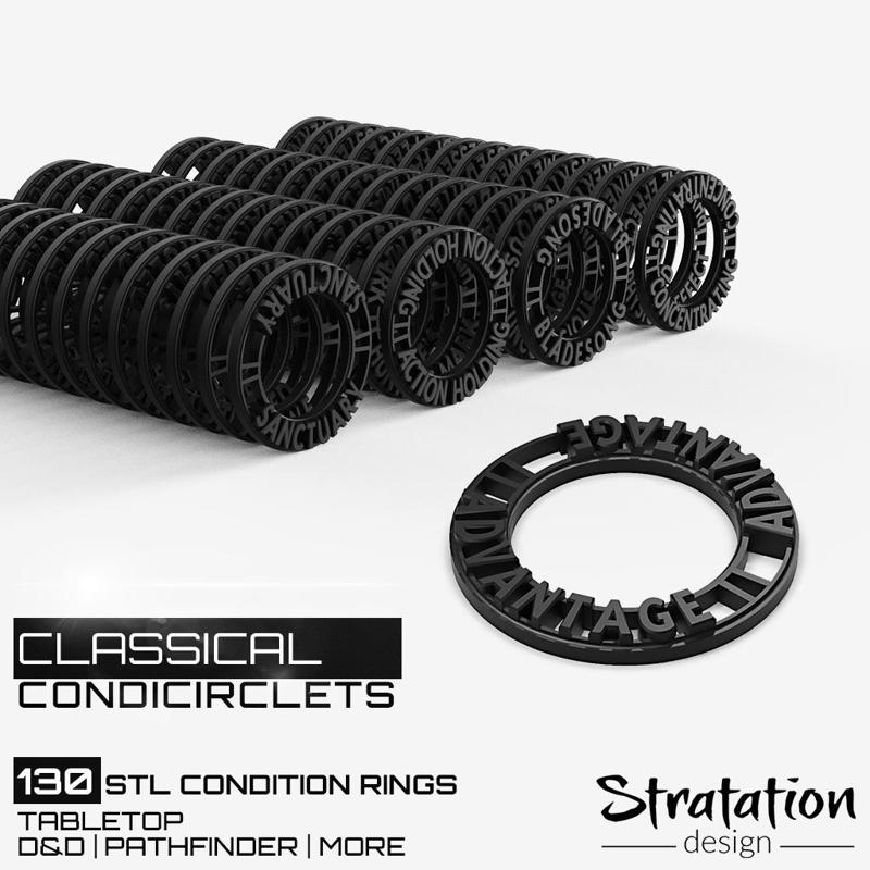 Classical CondiCirclets - 130 Condition Rings