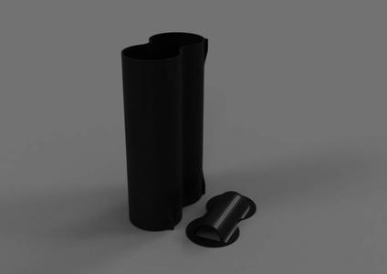 Minimalistic case for diy 21700 2S fpv goggle battery
