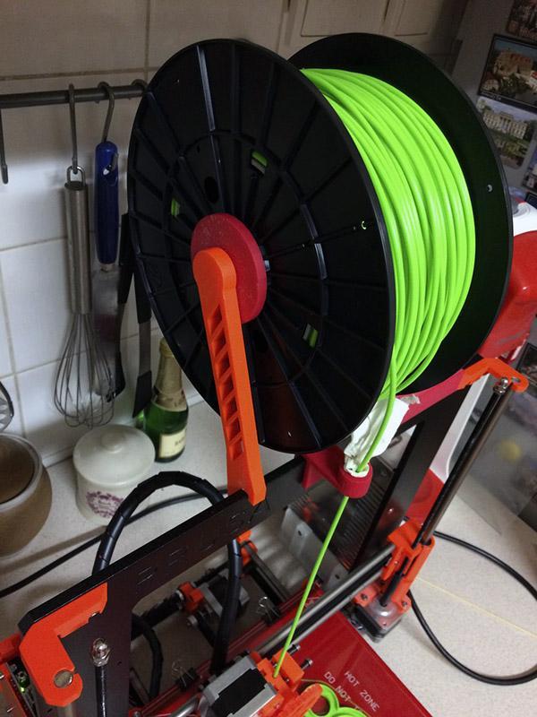 Spool Hole Reduction for original PRUSA i3 Printer