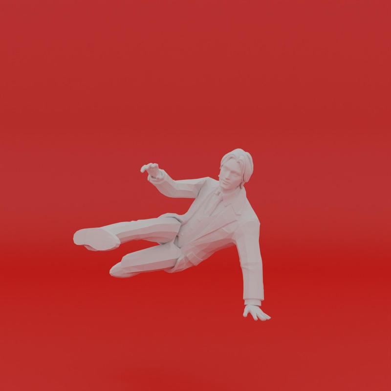 Character Pose Toy Man Miniature Figure 143