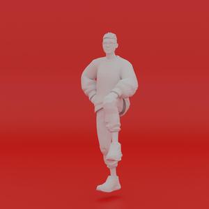 Character Pose Toy Man Miniature Figure 090