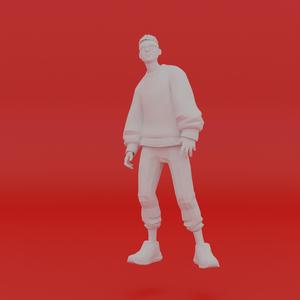 Character Pose Toy Man Miniature Figure 097