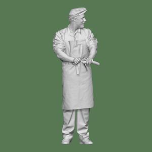 WORKER PEOPLE CHARACTER DIORAMA