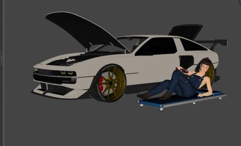 Sexy Mechanic Girl