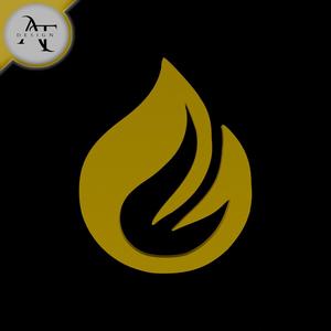 Simple Flame Symbol - 2D Art