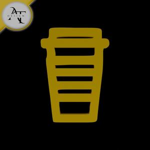 Simple Coffee Cup Symbol - 2D Art