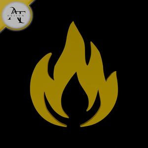 Simple Flame Symbol - 2D Art