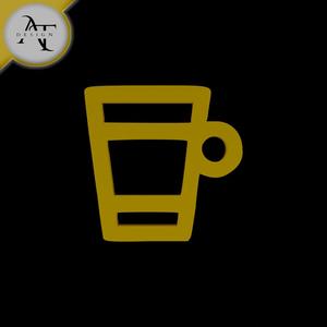 Simple Coffee Cup Symbol - 2D Art