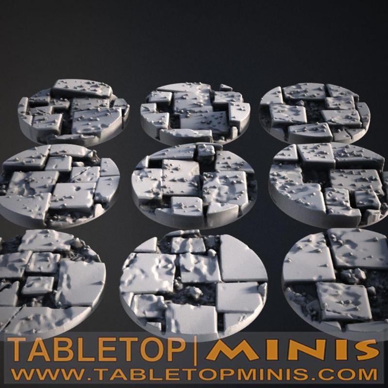Broken Tiles 28mm Base Toppers