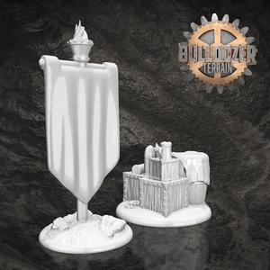 Bulldozer Terrain- flag and objective