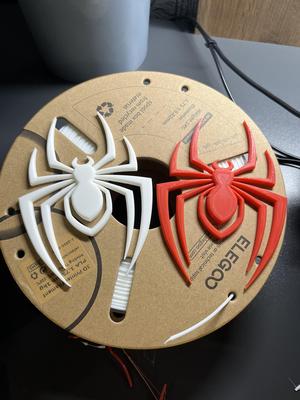 Spider Man 3D Logo for decoration