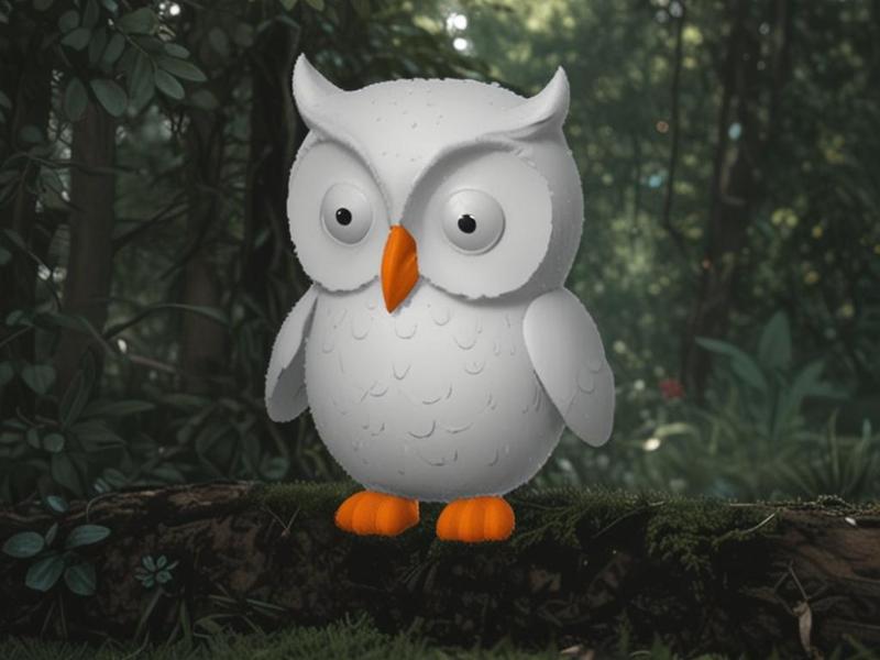 Cute mascot owl