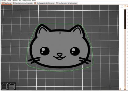 cute cat keychain