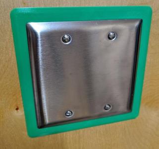 Outlet Trim Piece, 2 Gang