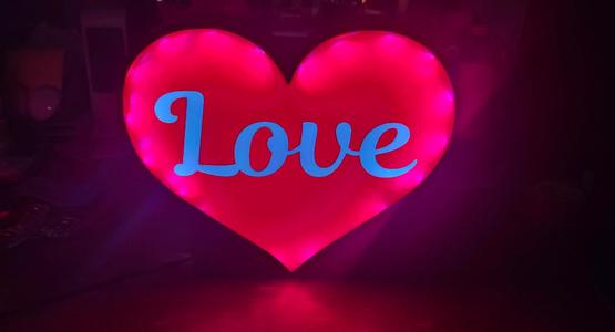 Valentine's Day Light Box