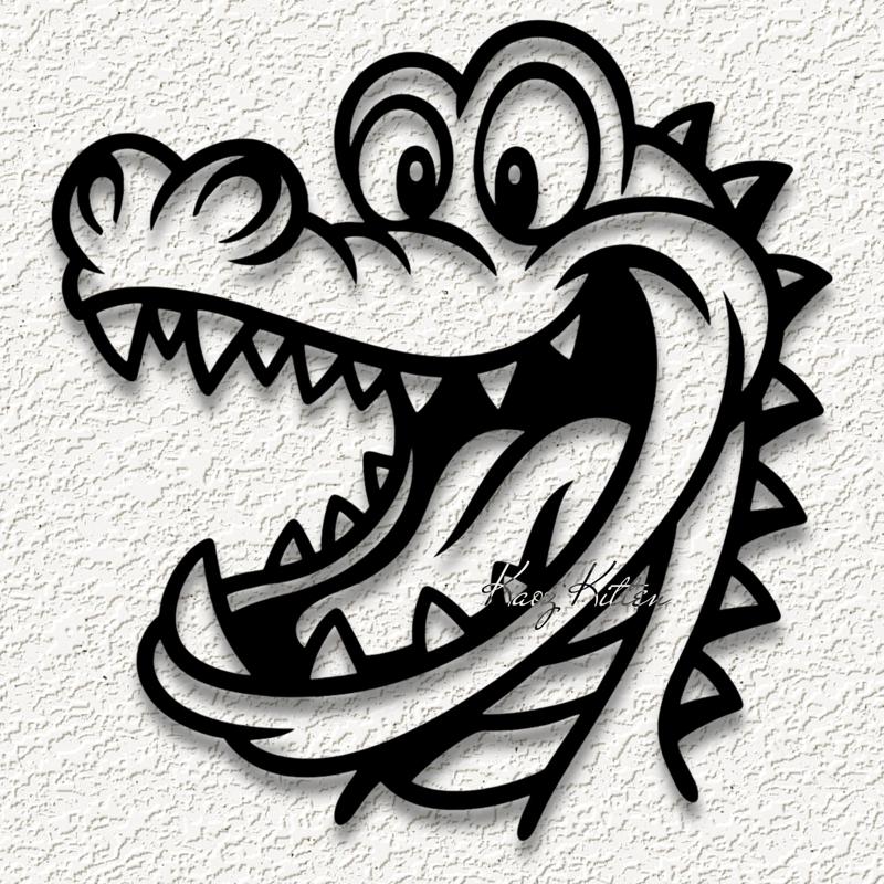 crocodile alligator wall art home decor